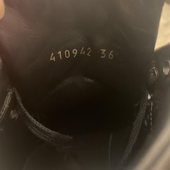 Balenciaga Monochrome Marble Effect Leather High Top Sneakers - Picture 9 of 9